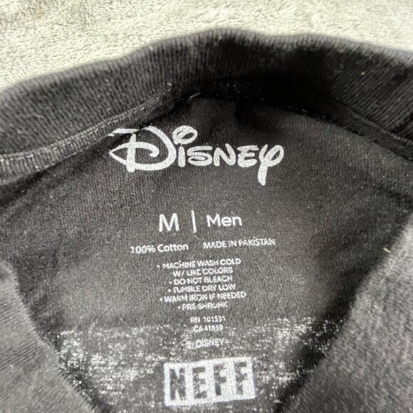 Disney Collection By NEFF Shirt Men's Medium Black Short Sleeve Mickey Mouse - Picture 3 of 9